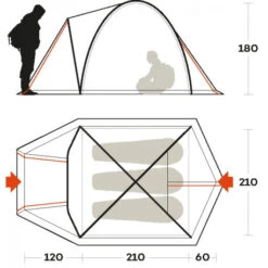 Prima pagina 5 Prima pagina -Lafum Campeggio Negozio tenda ferrino shaba 3 tre stagioni alta comoda ampia abitabilita 1