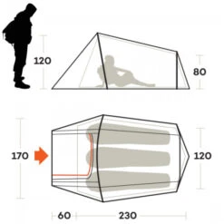 Prima pagina 9 Prima pagina -Lafum Campeggio Negozio tenda ferrino sling 3 compatta climi miti tre 3 stagioni trail running bicicletta 1