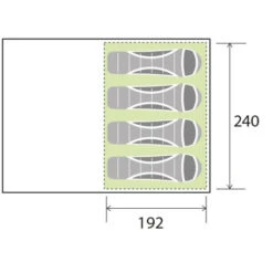 Tenda Brunner Lamar 4 -Lafum Campeggio Negozio tenda lamar 4 3