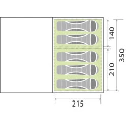 Tenda Brunner Paraiso 5/6 -Lafum Campeggio Negozio tenda paraiso 8