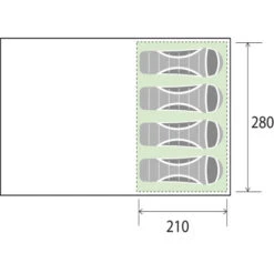 Tenda Brunner Pure 4 -Lafum Campeggio Negozio tenda pure 4 8